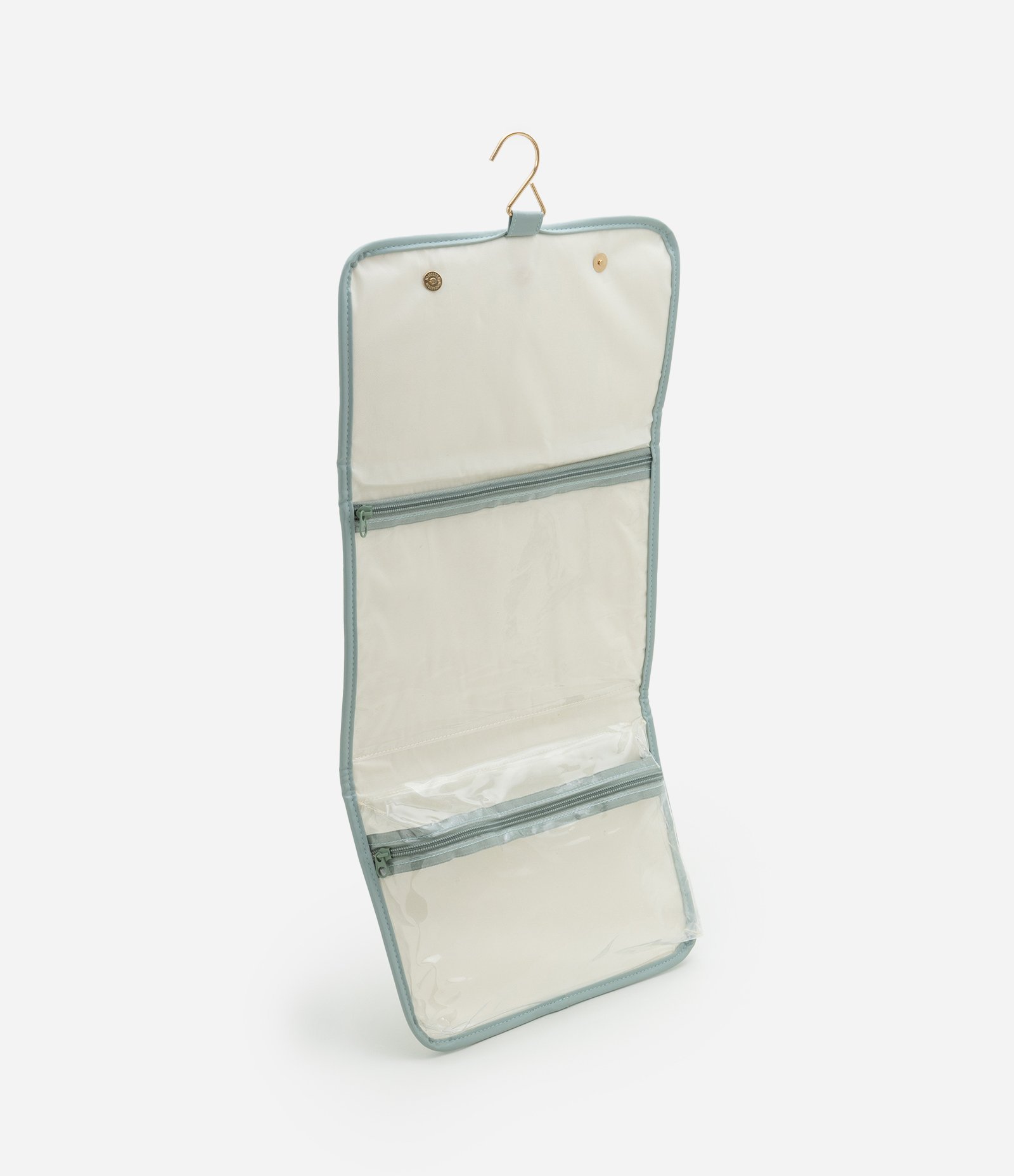 Nécessaire Hotel com Estampa de Listradas e Detalhe de Estrela do Mar Off White 5