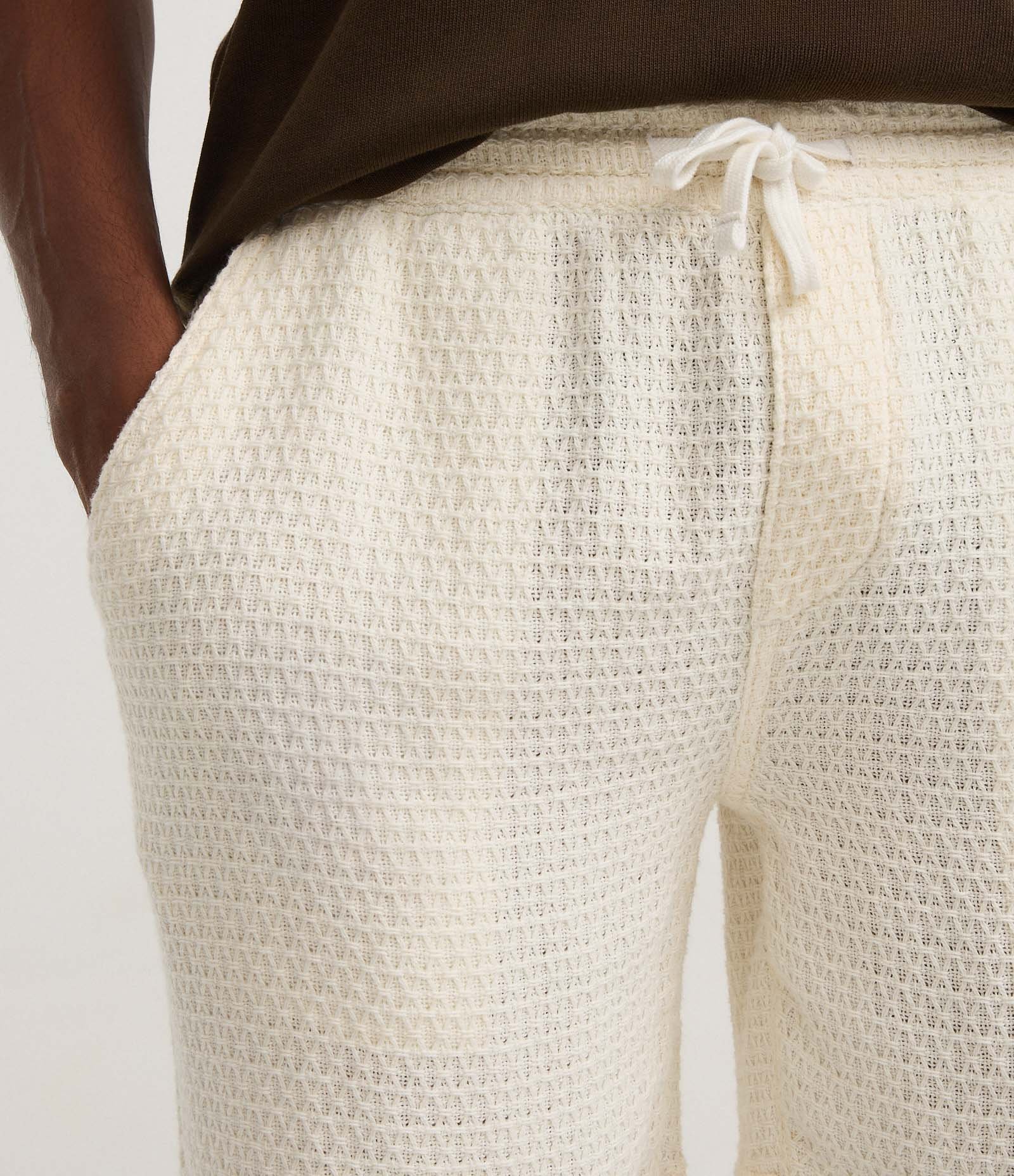 Bermuda Comfort Texturizada em Cotton Off White 3