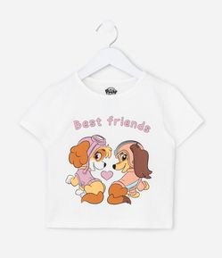 Camiseta Infantil em Algodão com Estampa Sky - Tam 1 a 6 Anos