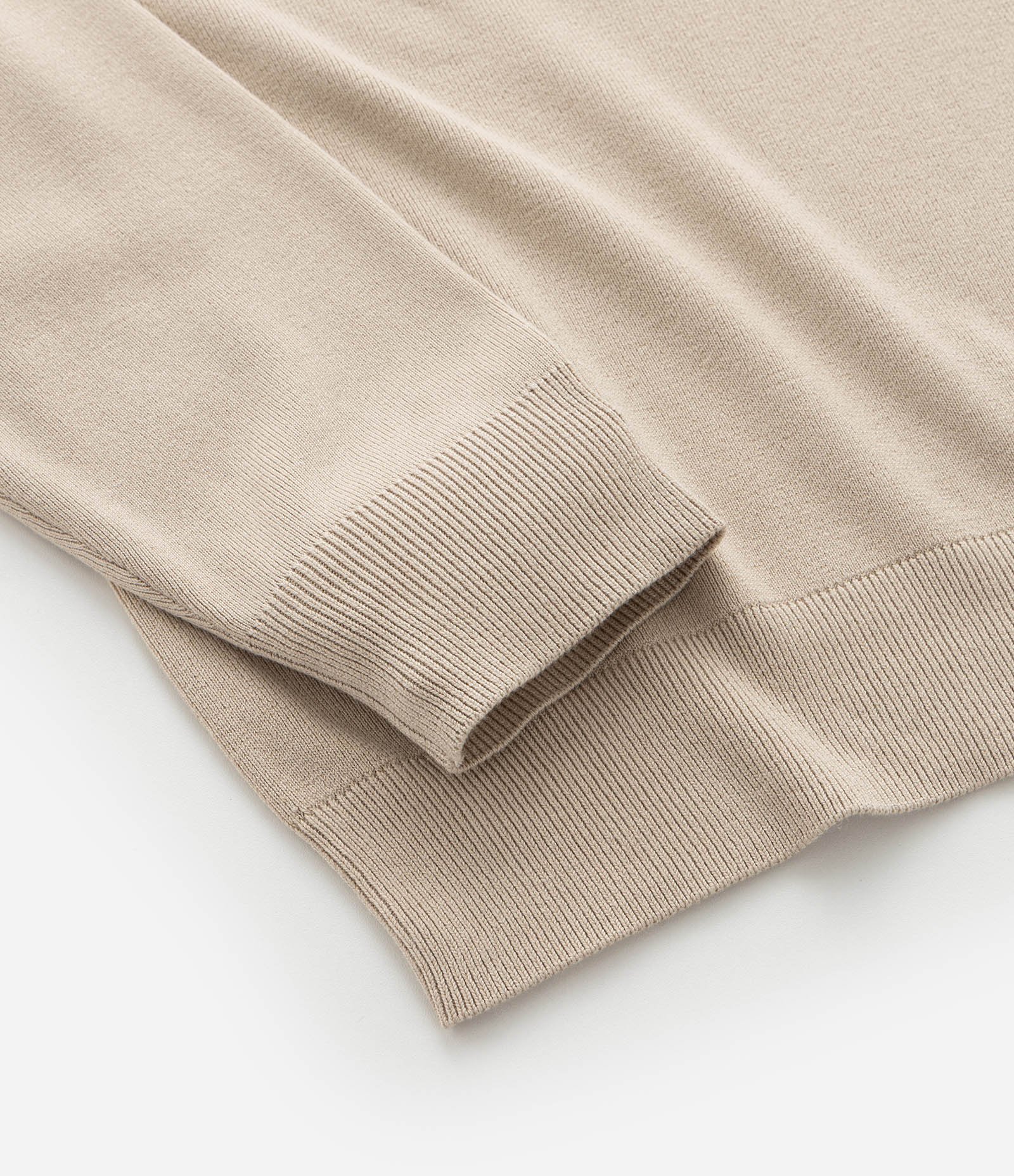 Suéter Regular em Viscose com Bloco de Cores Cinza/Branco/Bege 4