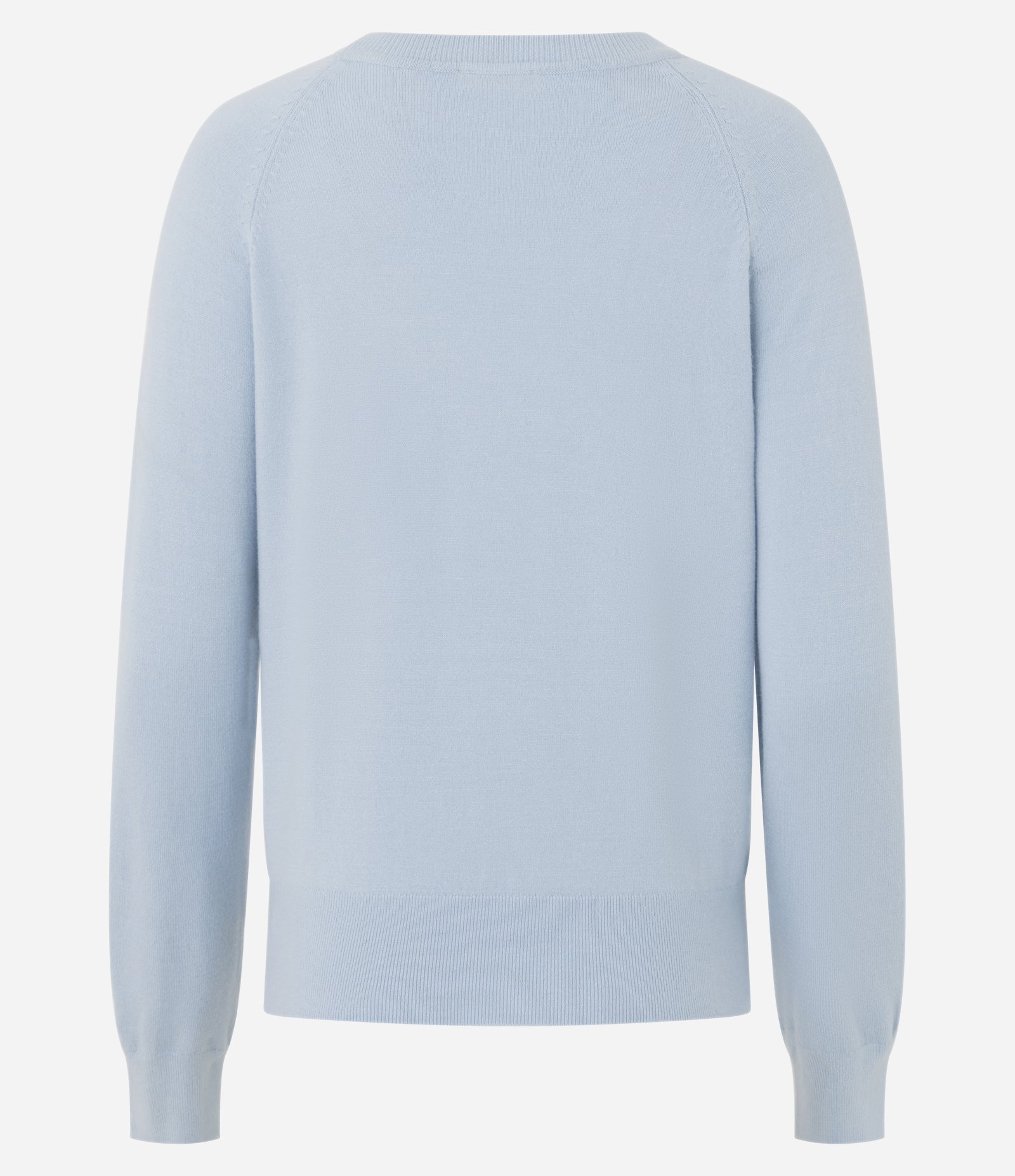 Suéter em Tricô com Gola Redonda Azul 7