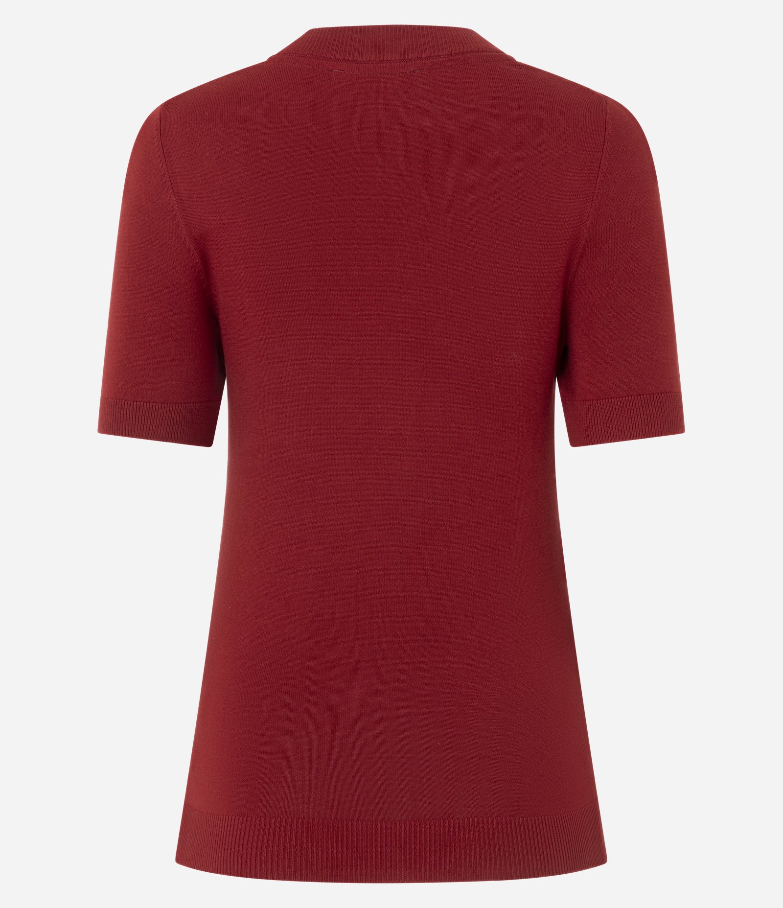 Blusa em Tricô com Manga Curta Vermelho 3