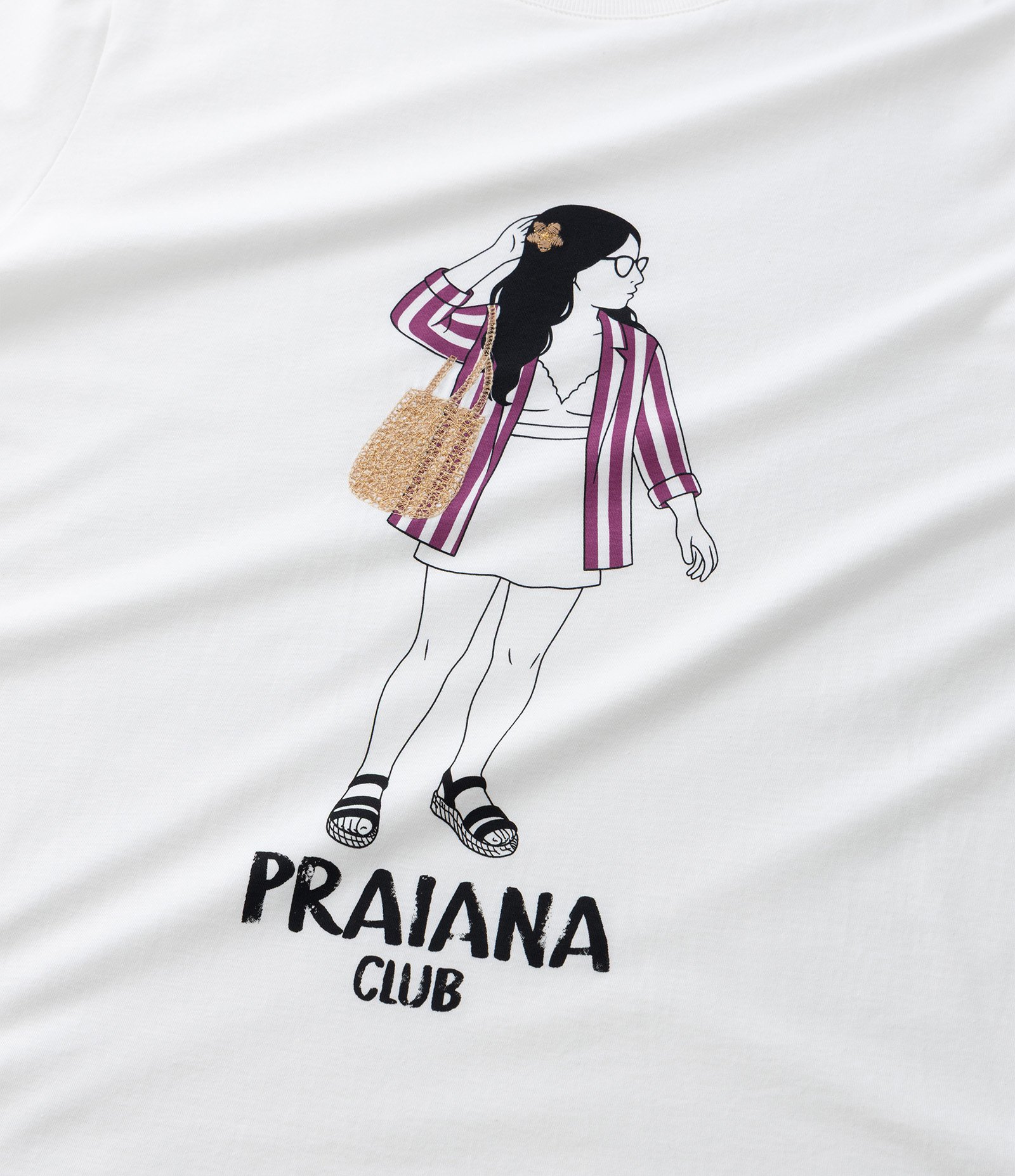 Camiseta Alongada em Algodão com Estampa Praiana e Detalhe Bordado Curve & Plus Size Branco 7