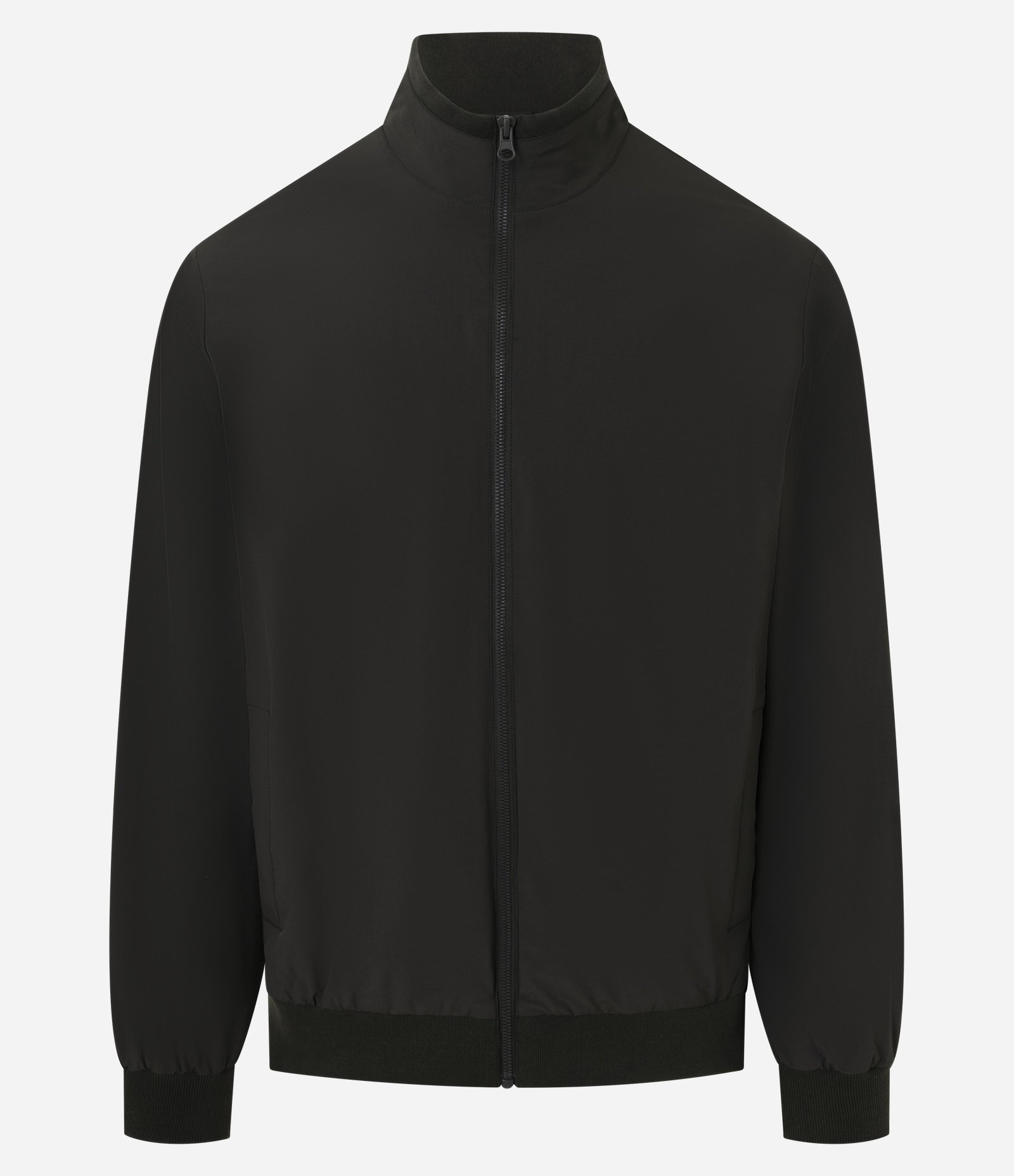 Jaqueta Bomber com Gola Alta Verde 7