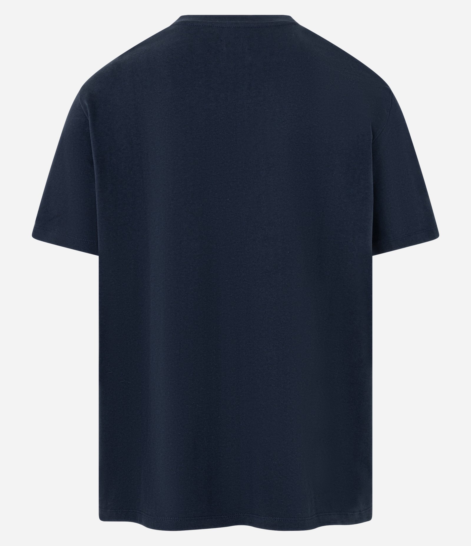 Camiseta Comfort em Algodão com Bordado de Barco e Peixes Azul 8