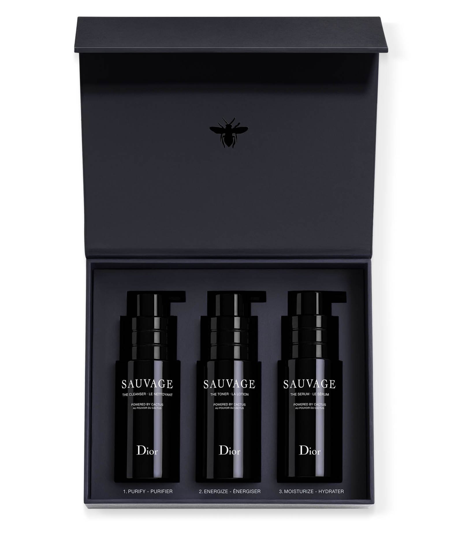 Sauvage Skincare Ritual Set Cleanser + Lotion + Serum  KIT 1