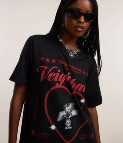 Camiseta em Algodão com Estampa Veigh Baby