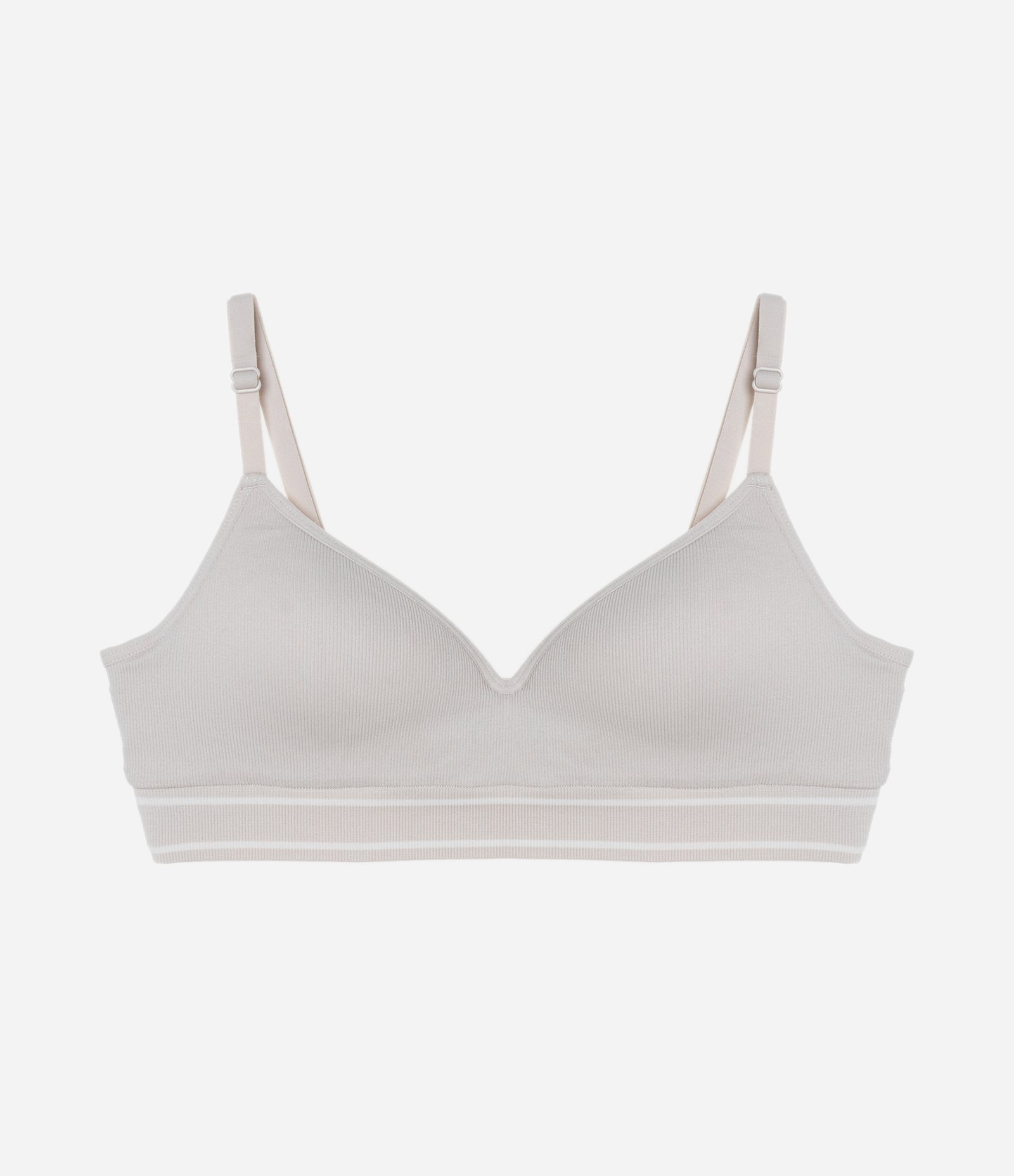 Sutiã Base com Bojo Seamless e Textura Cinza 4