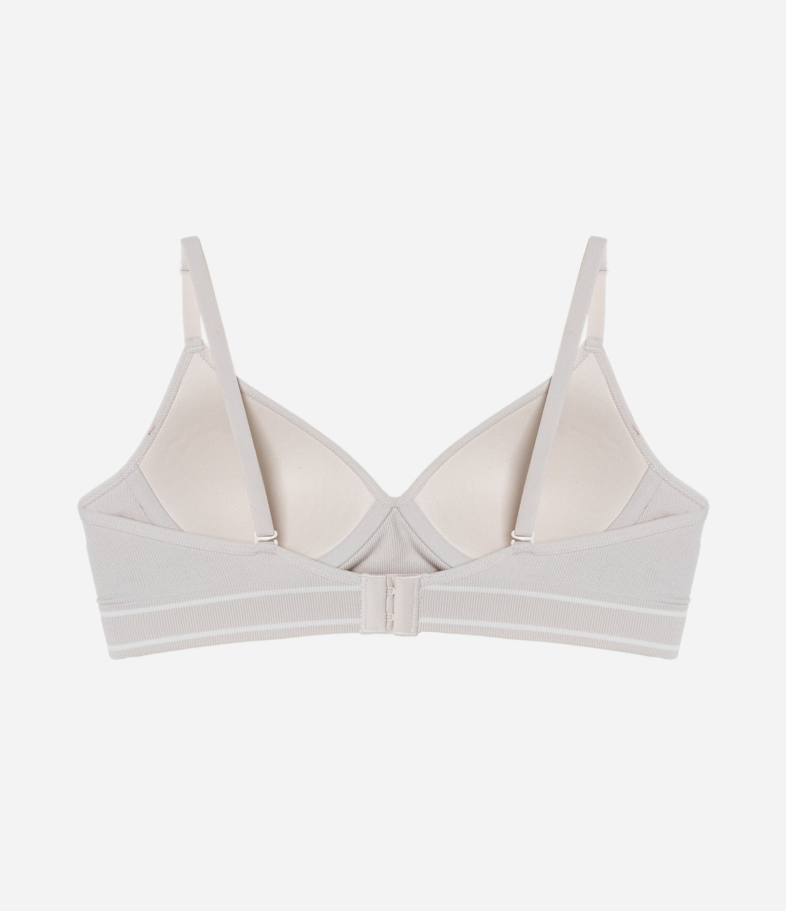 Sutiã Base com Bojo Seamless e Textura Cinza 5