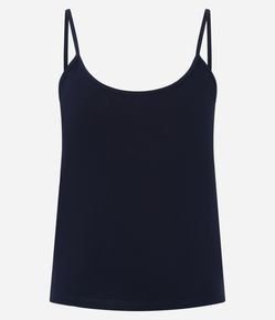 Blusa Básica de Alcinha em Algodão Peruano