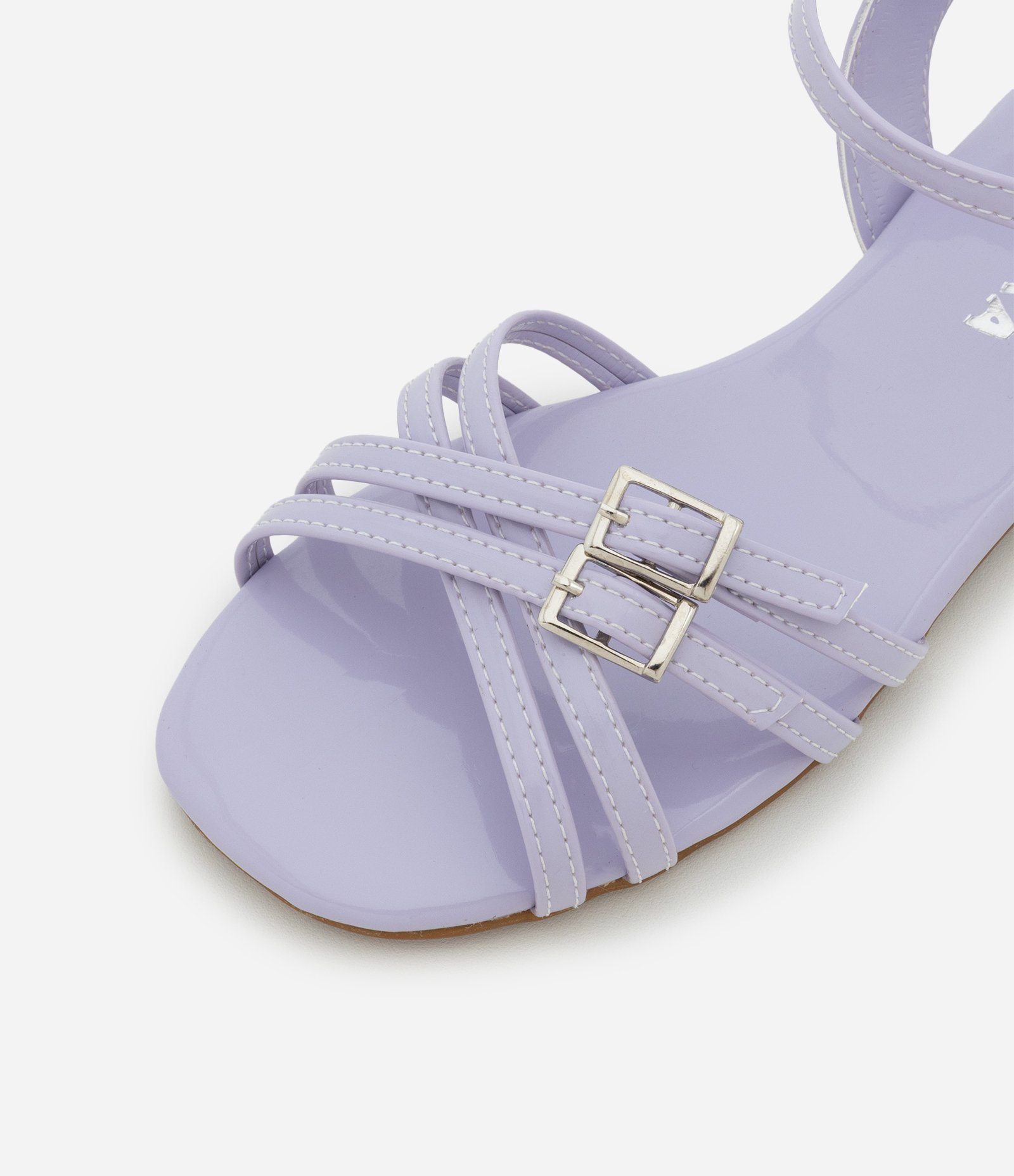 Sandália Infantil em PU com Tiras - Tam 28 ao 33 Lilás 5