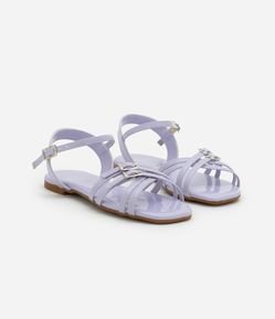 Sandália Infantil em PU com Tiras - Tam 28 ao 33