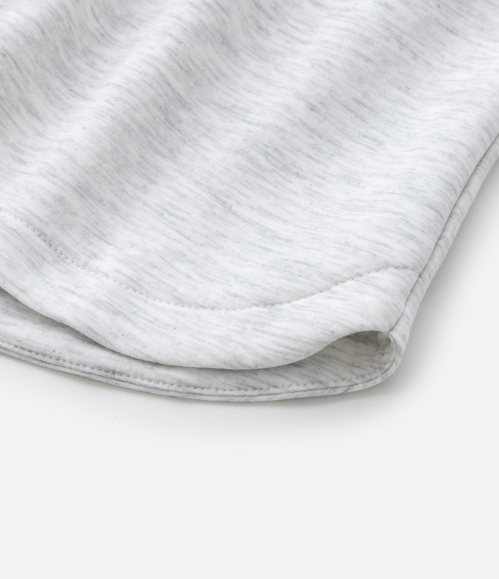 Short Infantil Runner em Moletinho sem Felpa com Amarração Tam - 5 a 14 Anos Cinza 4