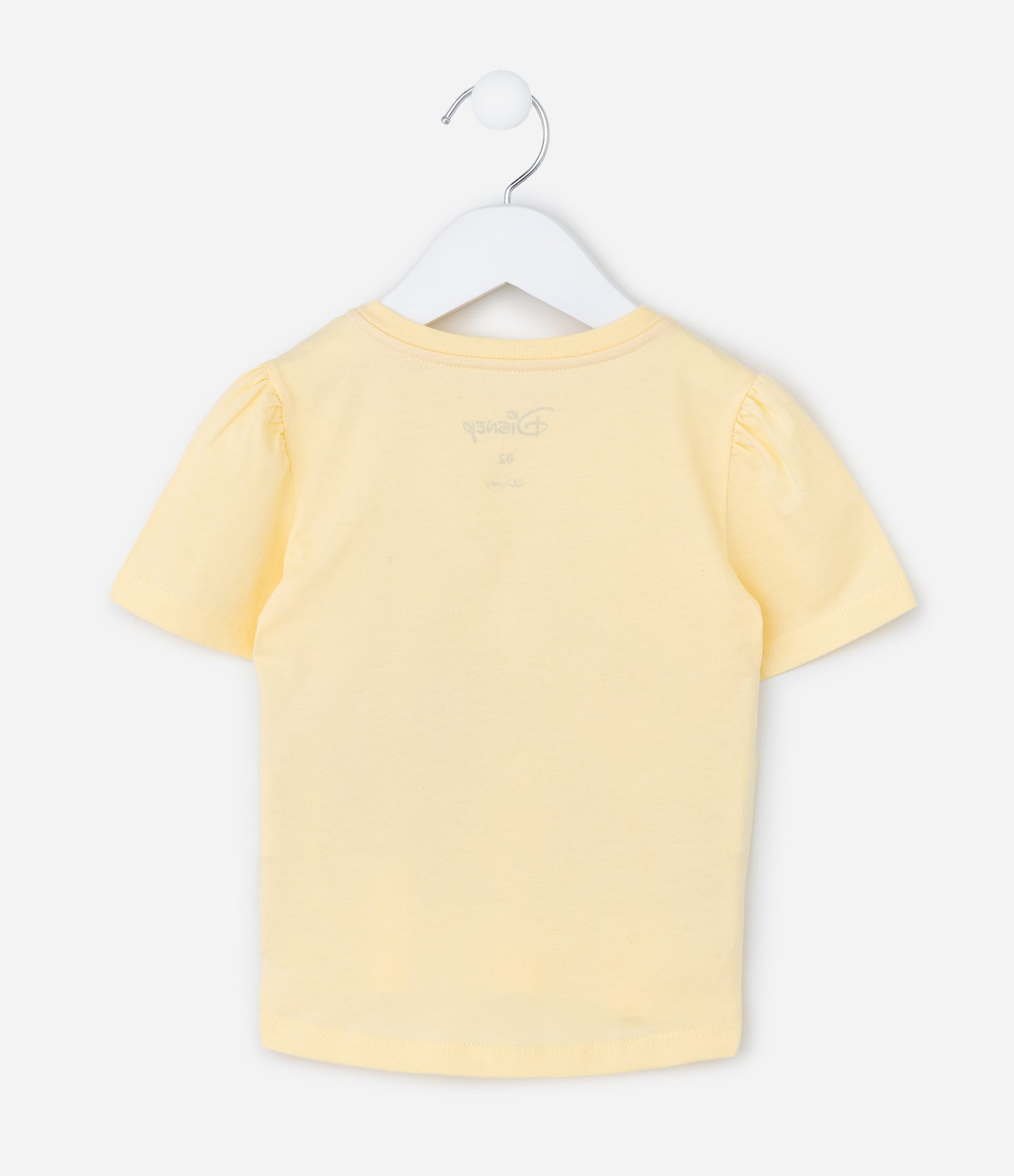 Camiseta Regular Infantil com Estampa Ursinho Pooh - Tam 1 a 6 Anos Amarelo 2