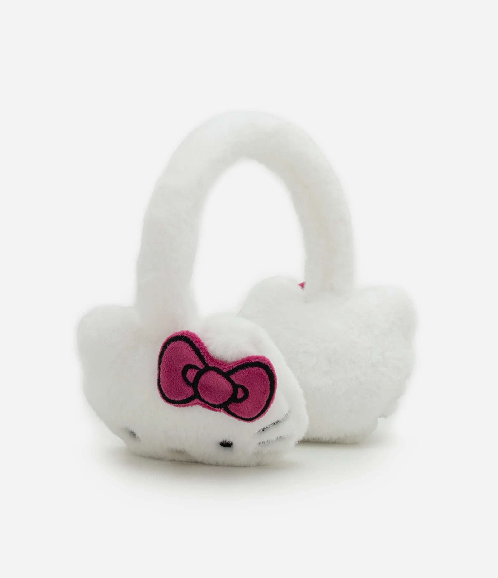 Protetor de Orelhas Infantil em Pelúcia com Hello Kitty 3D – Tam U Branco 1