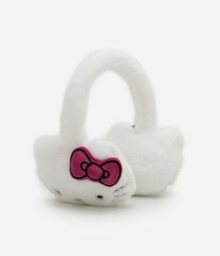 Protetor de Orelhas Infantil em Pelúcia com Hello Kitty 3D – Tam U