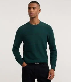 Casaco Comfort em Algodão Texturizado