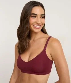 Sutiã Top com Bojo Removível em Microfibra