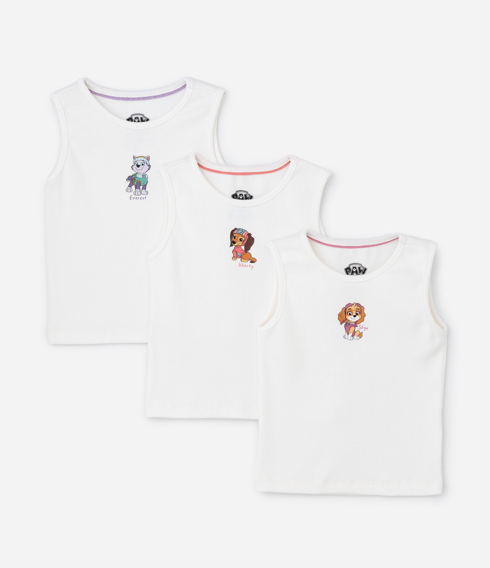 Regata Regular Infantil com Estampa Paw Patrol - Tam 1 a 6 Anos Branco 1