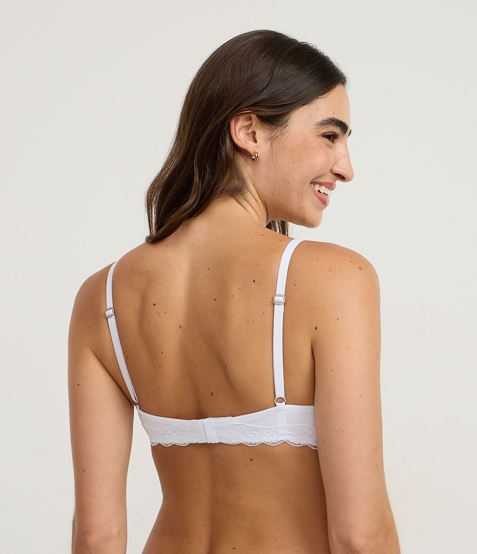 Sutia Push Up com Bojo em Microfibra Branco 3