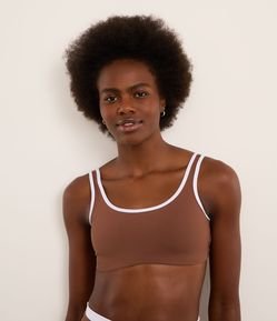 Top em Microfibra com Bojo Removível