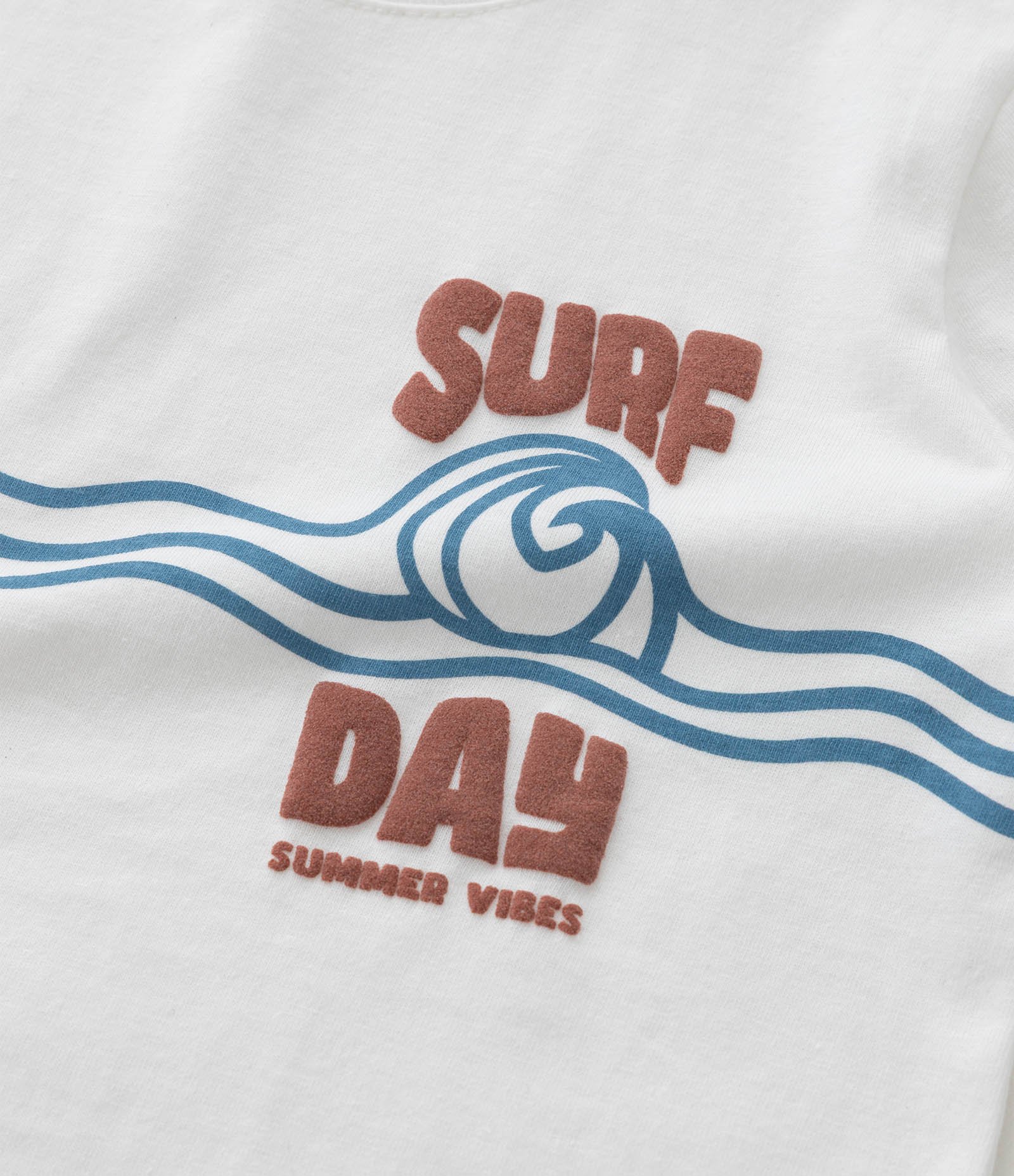 Camiseta Infantil com Estampa Surf Day - Tam 1 a 6 Anos Branco 6