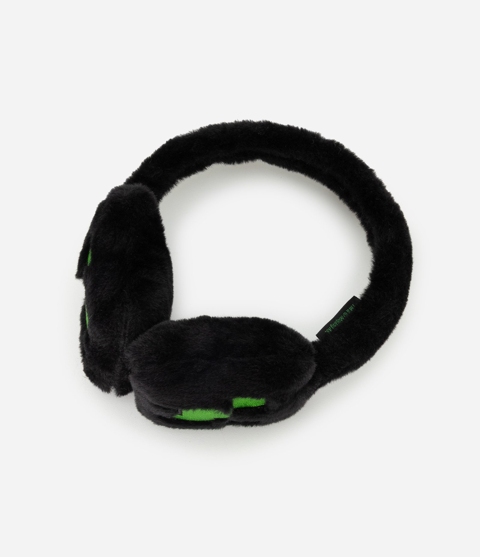 Protetor de Orelhas Infantil em Pelúcia Bordada Minecraft – Tam U Preto 2