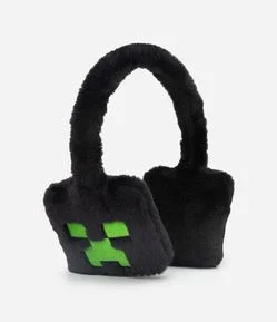 Protetor de Orelhas Infantil em Pelúcia Bordada Minecraft – Tam U