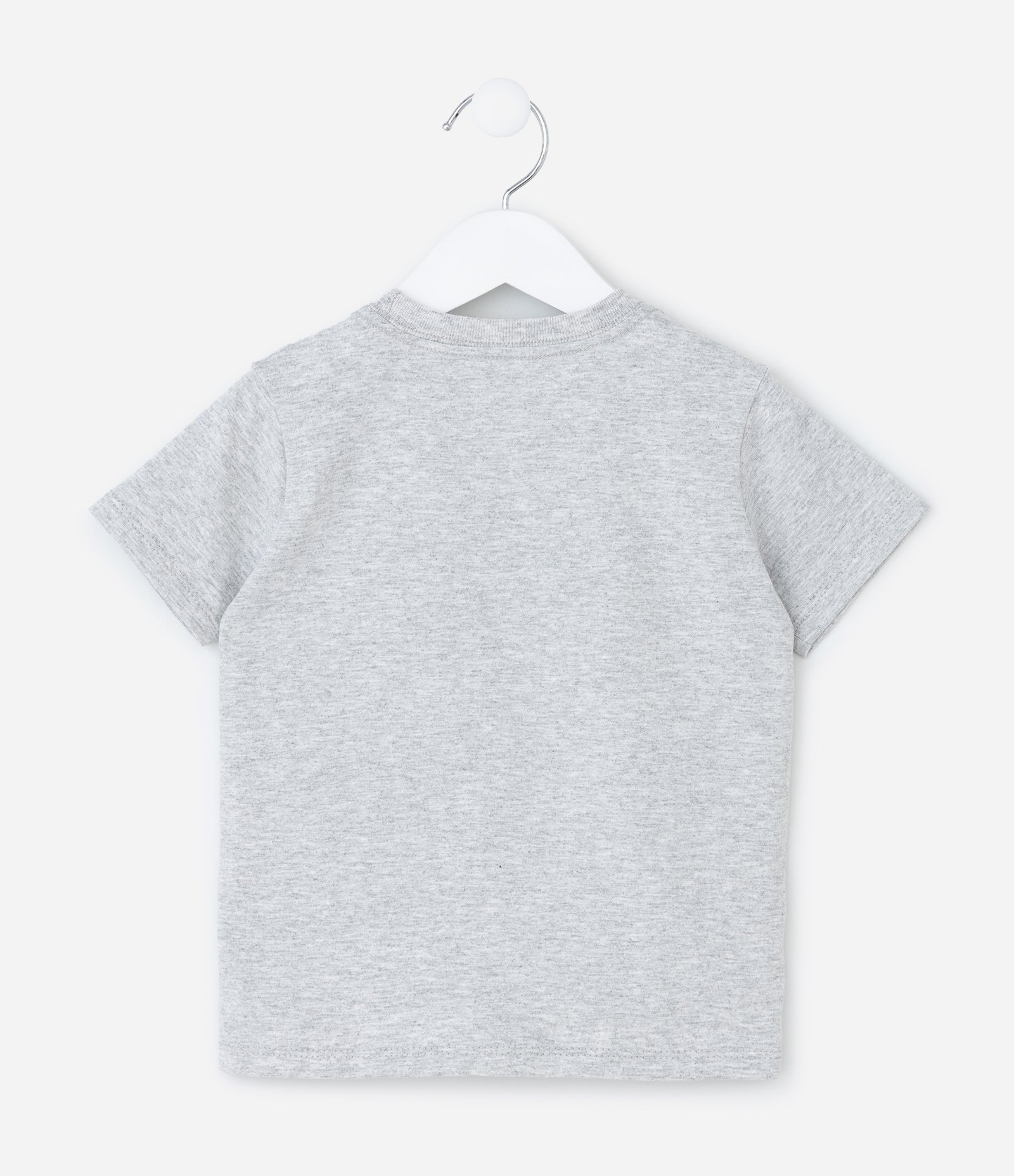 Camiseta Infantil em Cotton Estilo College com Estampa Lettering Chicago - Tam 1 a 6 Anos Cinza 3