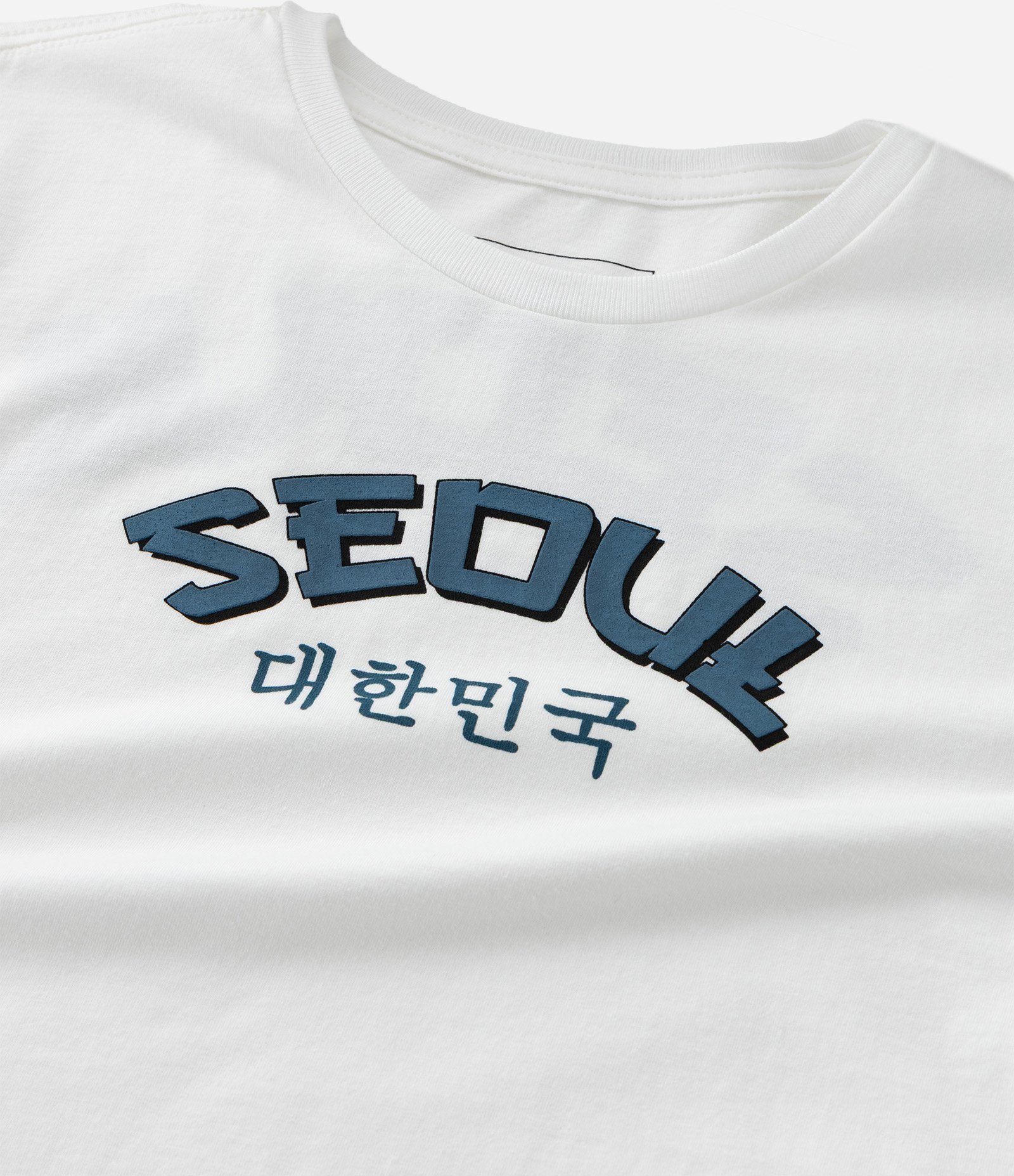 Camiseta Infantil com Lettering Seoul - Tam 5 a 14 Anos Branco 4