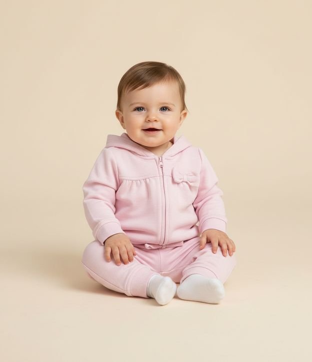 Cor: Rosa | Tamanho: 0-3M