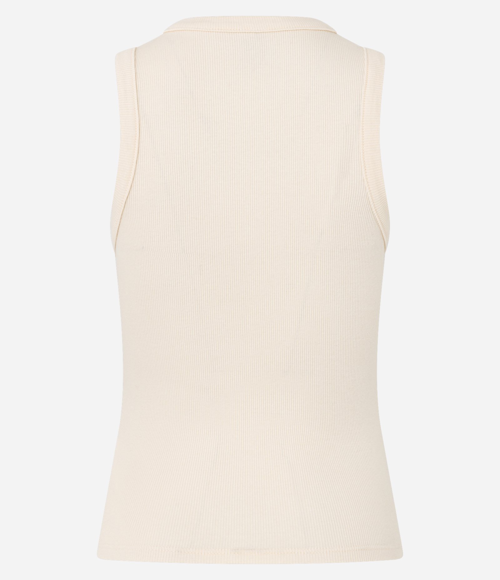 Regata em Ribana com Botões Frontais Bege 6