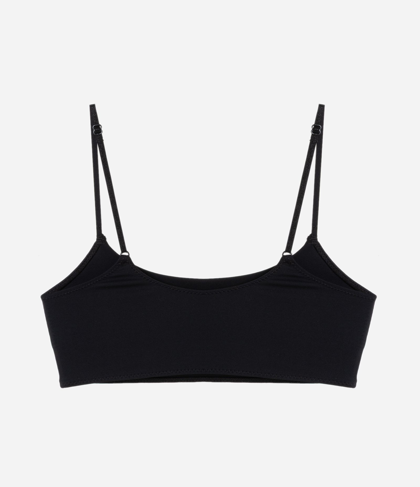 Sutiã Top em Microfibra com Strass Preto 4