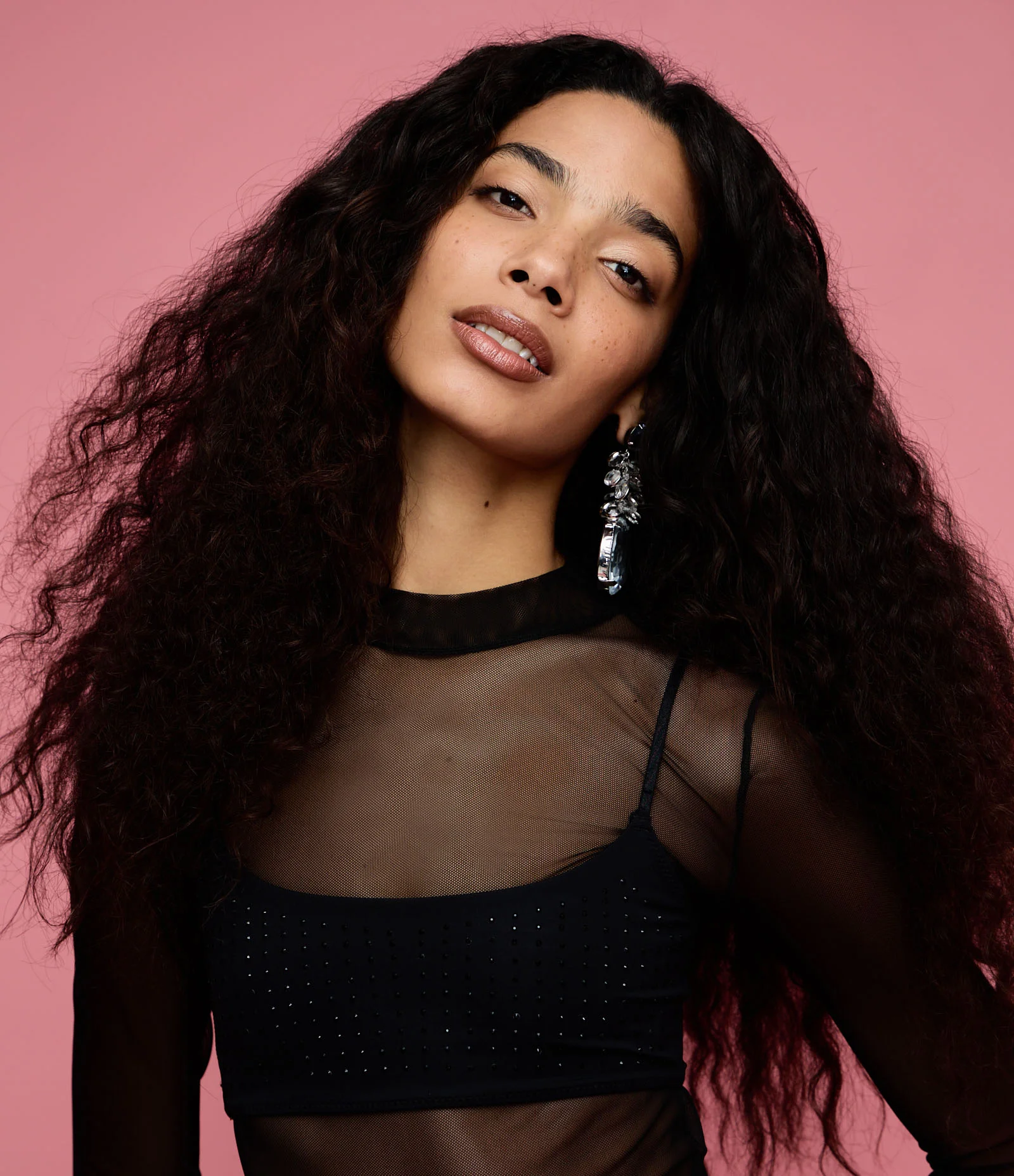 Sutiã Top em Microfibra com Strass Preto 1