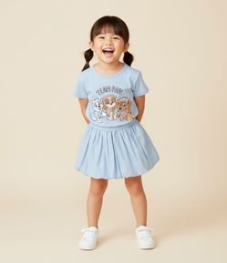 Camiseta Slim Infantil com Estampa Patrulha Canina - Tam 1 a 6 Anos