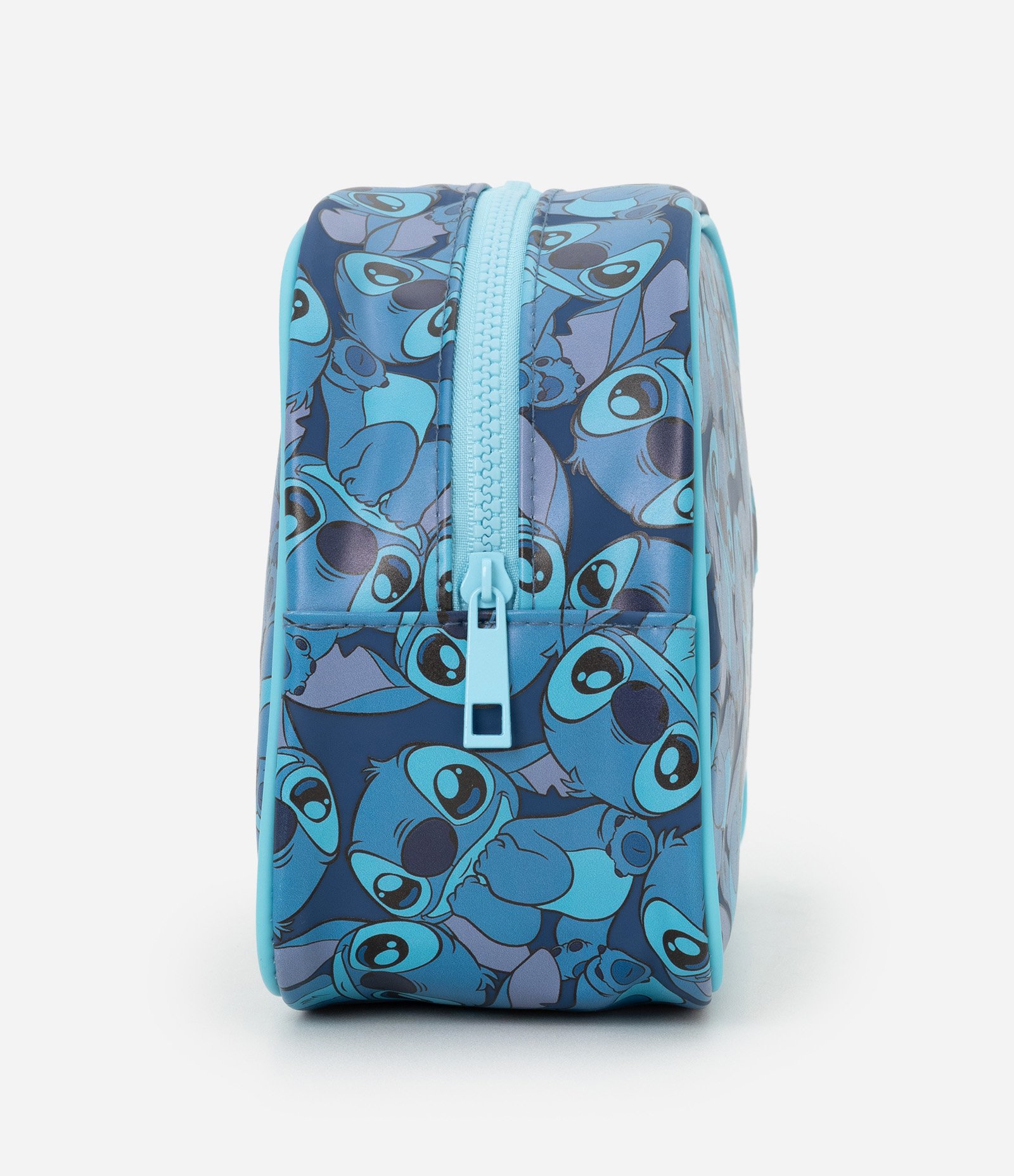 Necessaire Retangular Grande com Estampa Stitch Azul 2