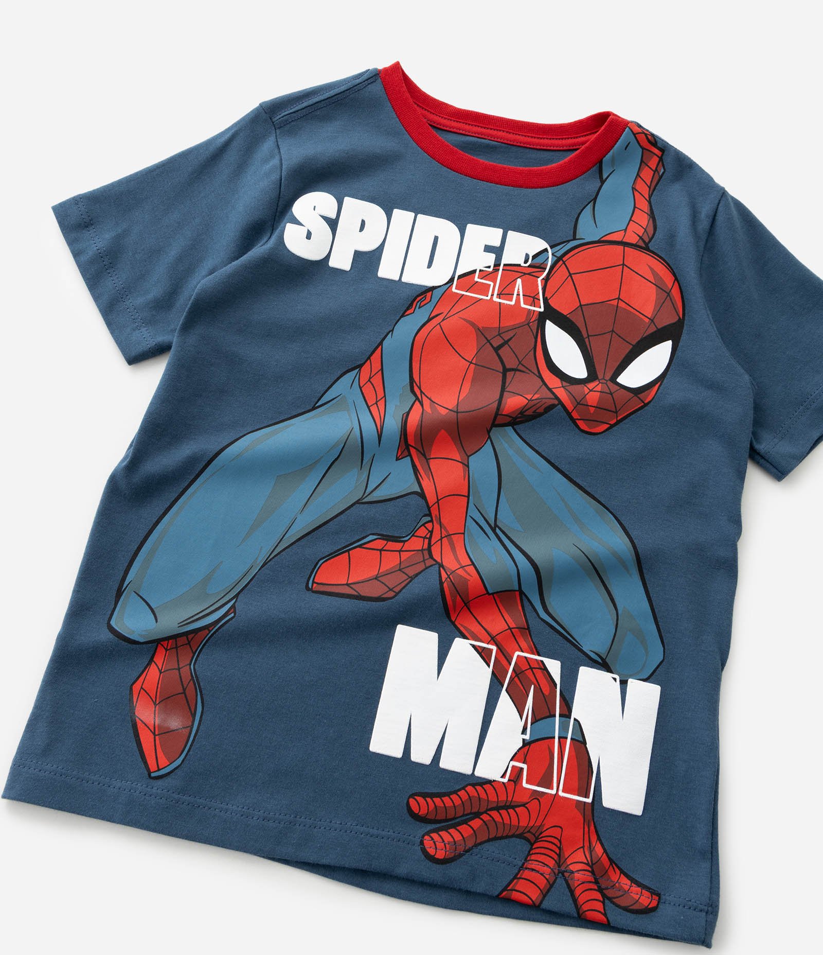 Pijama Infantil com Estampa Homem-Aranha - Tam 3 a 10 Anos Azul 8