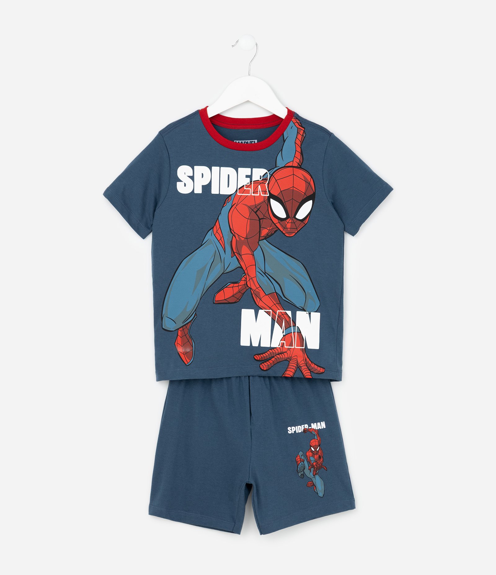Pijama Infantil com Estampa Homem-Aranha - Tam 3 a 10 Anos Azul 1