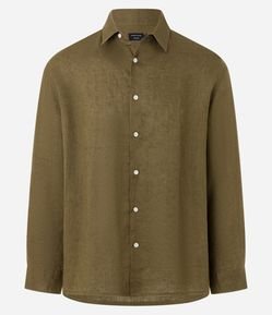 Camisa Relaxed em Cambraia de Linho Puro