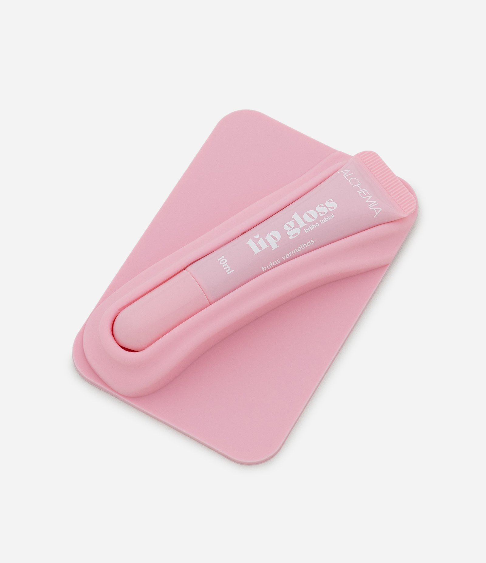Lip Gloss com Porta Gloss Adesivo Sticker para Celular Alchemia Rosa 2