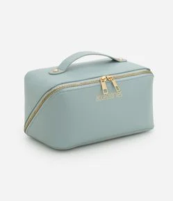 Necessaire Baú com Alça Reforçada e Interior Amplo