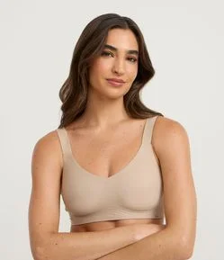 Sutiã Top Com Alça Larga Ajustável e Bojo Removível