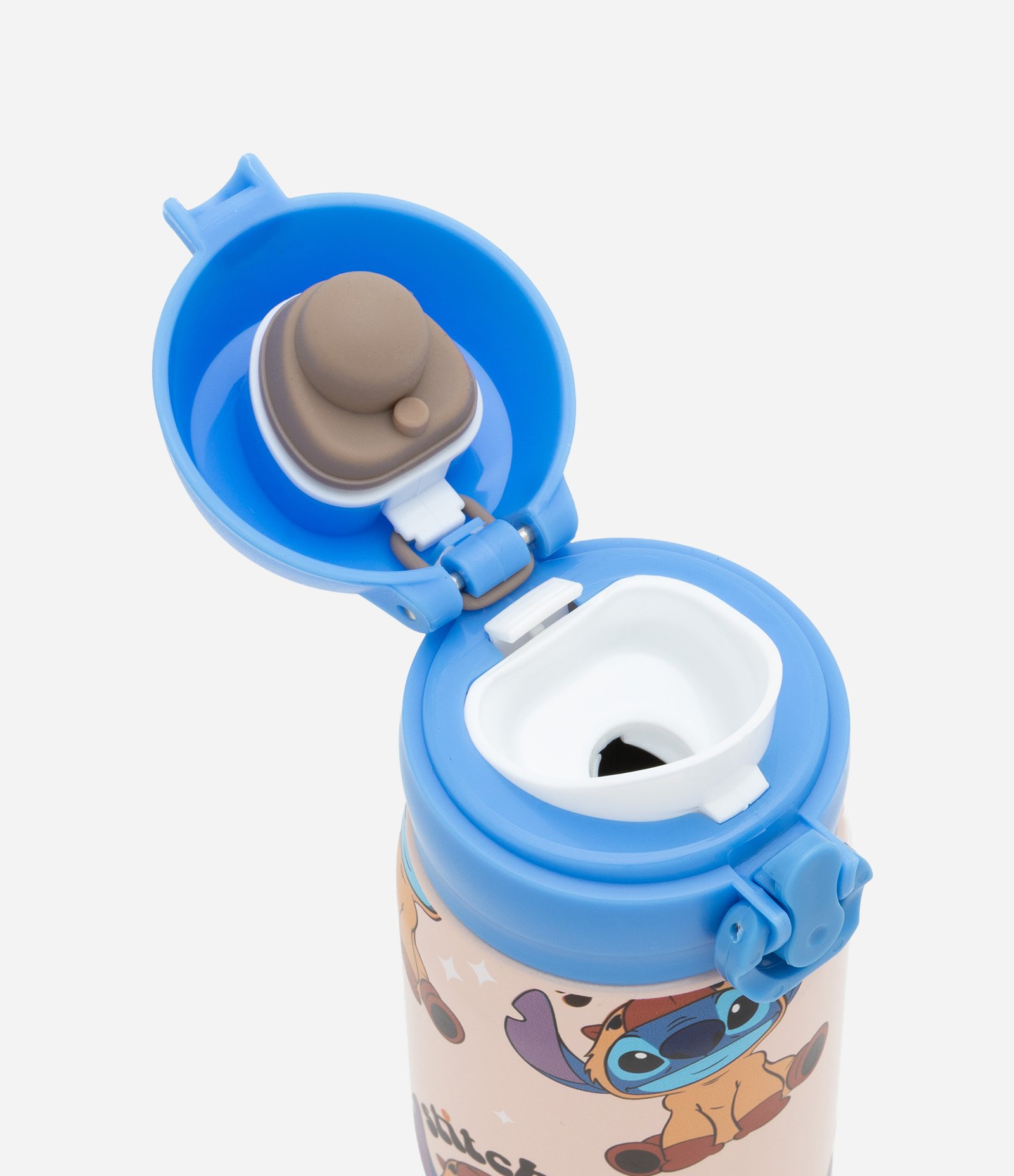 Garrafa Térmica com Tampa de Botão Estampa do Stitch de Capivara Multicores 2