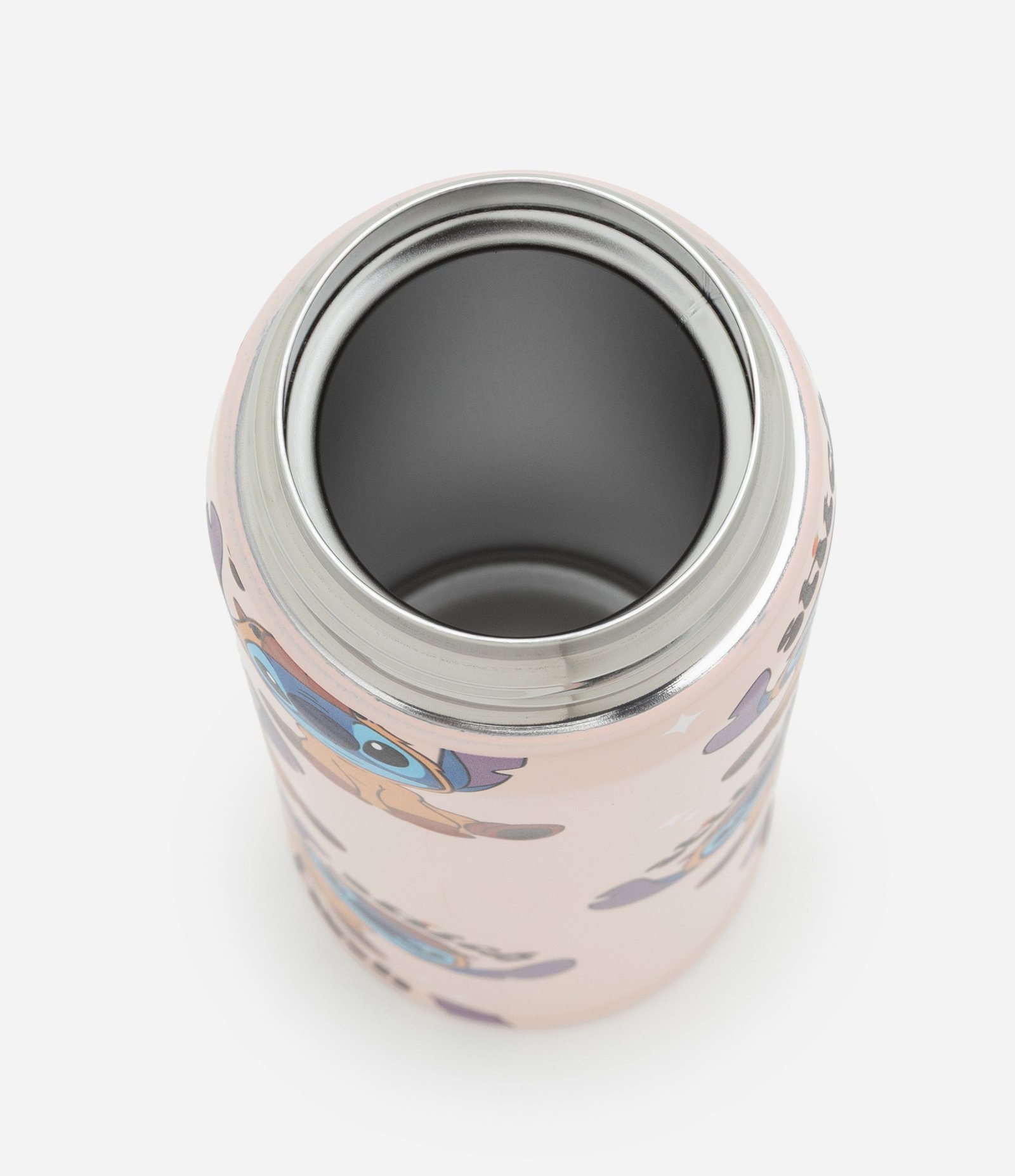 Garrafa Térmica com Tampa de Botão Estampa do Stitch de Capivara Multicores 3