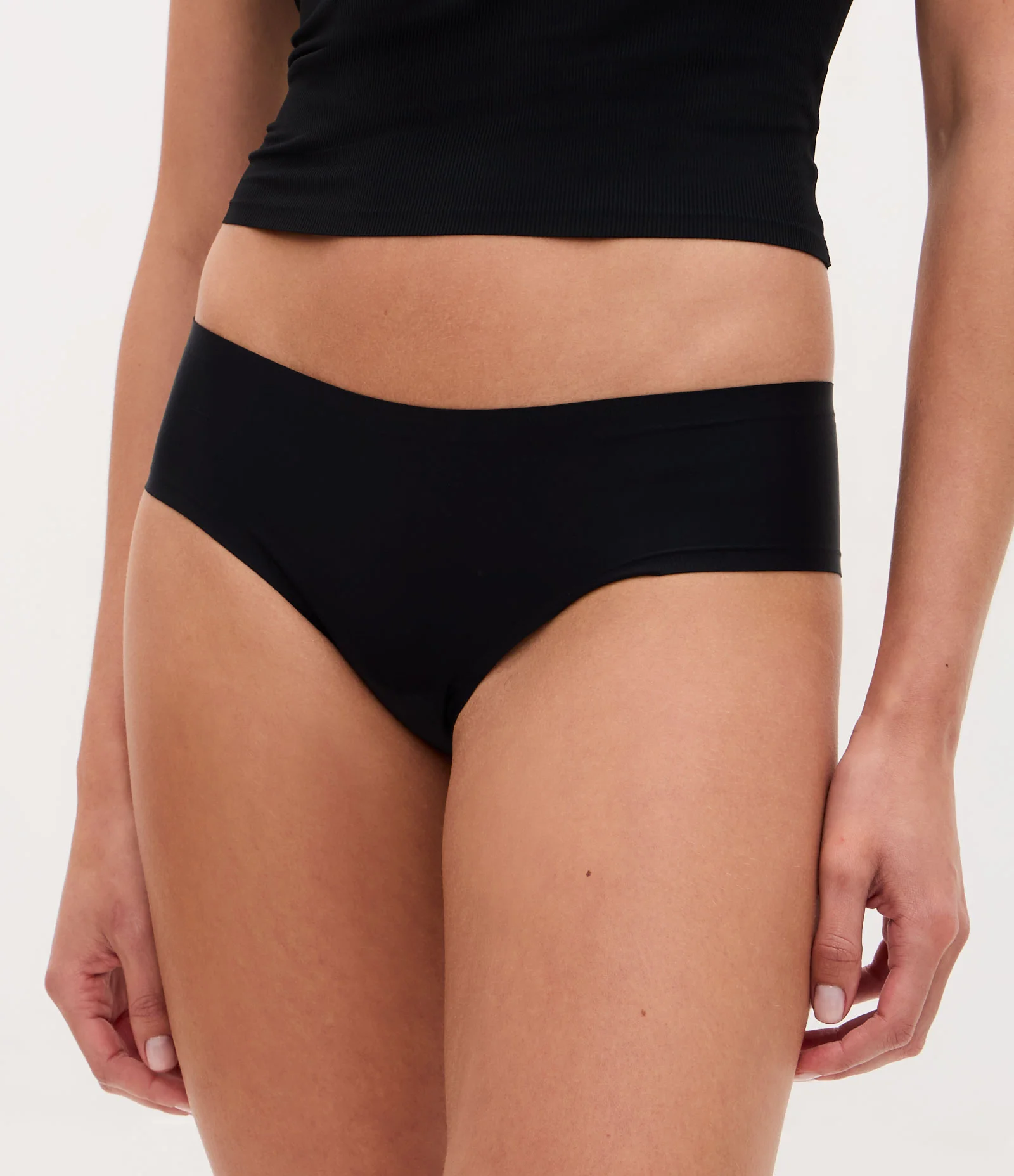 Kit 03 Calcinhas Biquini em Microfibra Branco/Bege/Preto 1