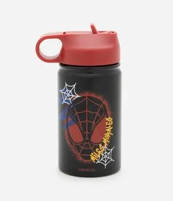 Garrafa Térmica em Metal com Estampa Homem Aranha