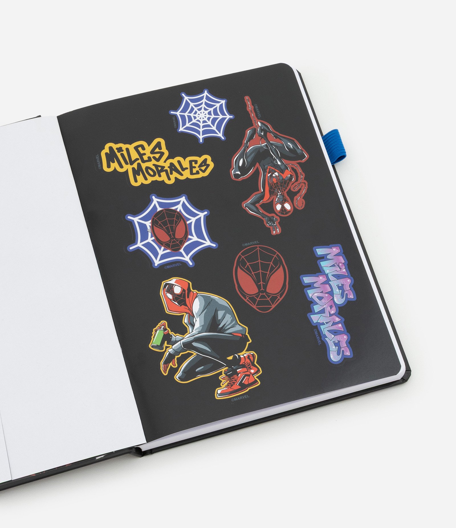 Caderno Pautado do Homem Aranha Preto 5