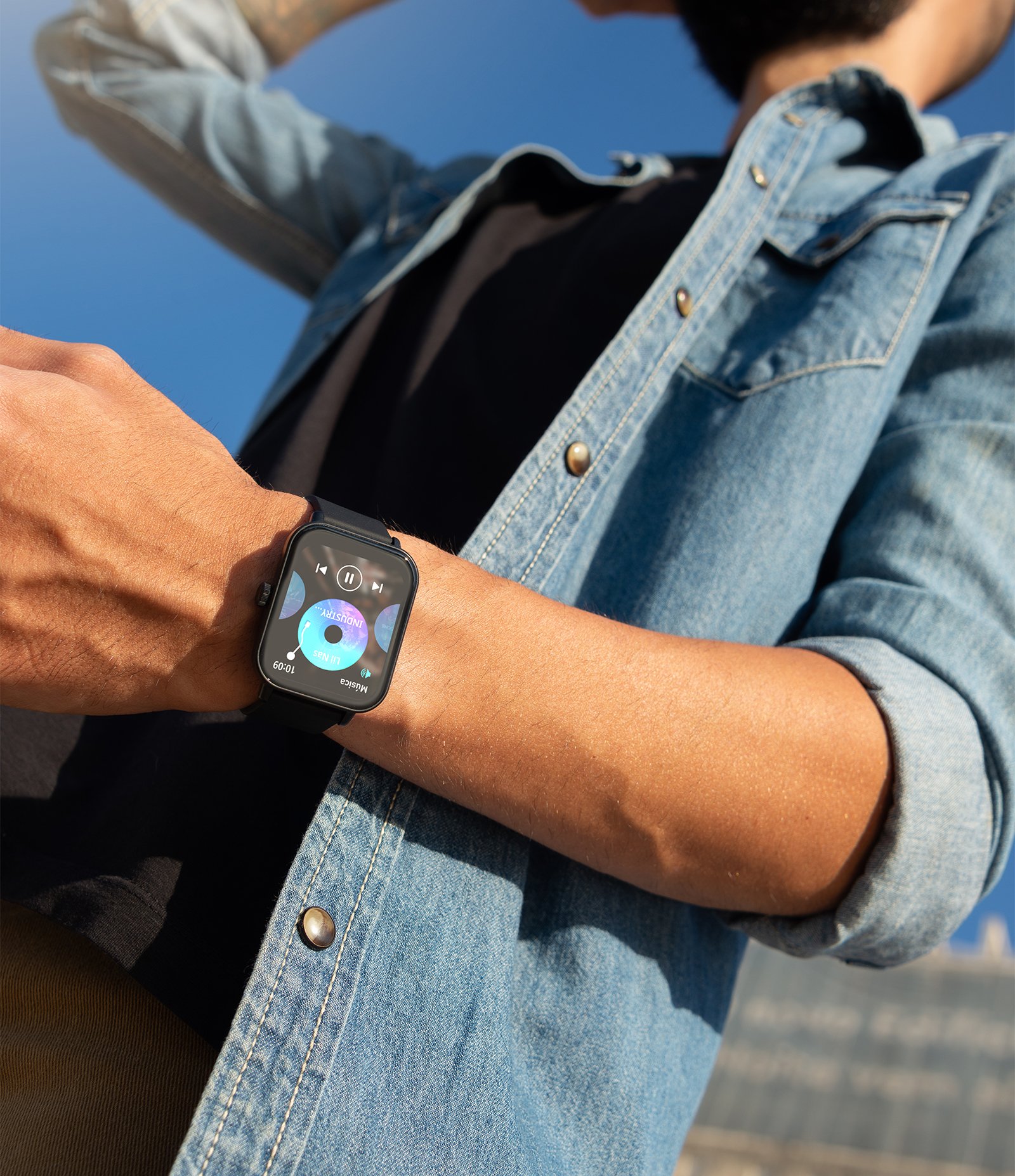 Relógio Smartwatch Unissex Condor Preto 13