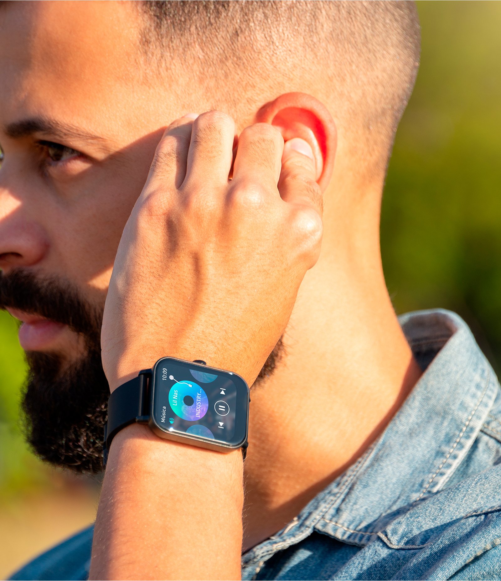 Relógio Smartwatch Unissex Condor Preto 5