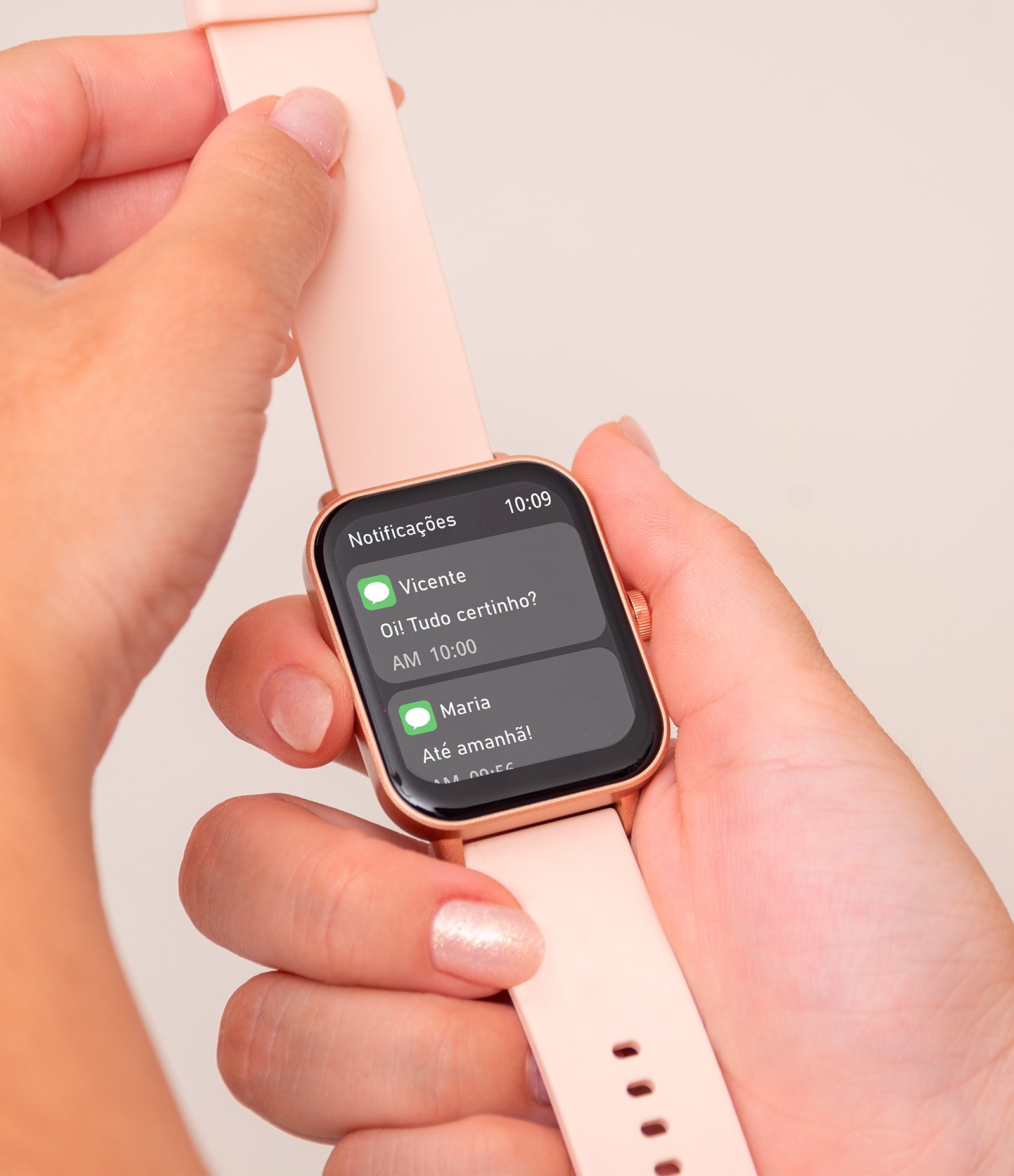 Relógio Smartwatch Feminino Condor Rosa 4